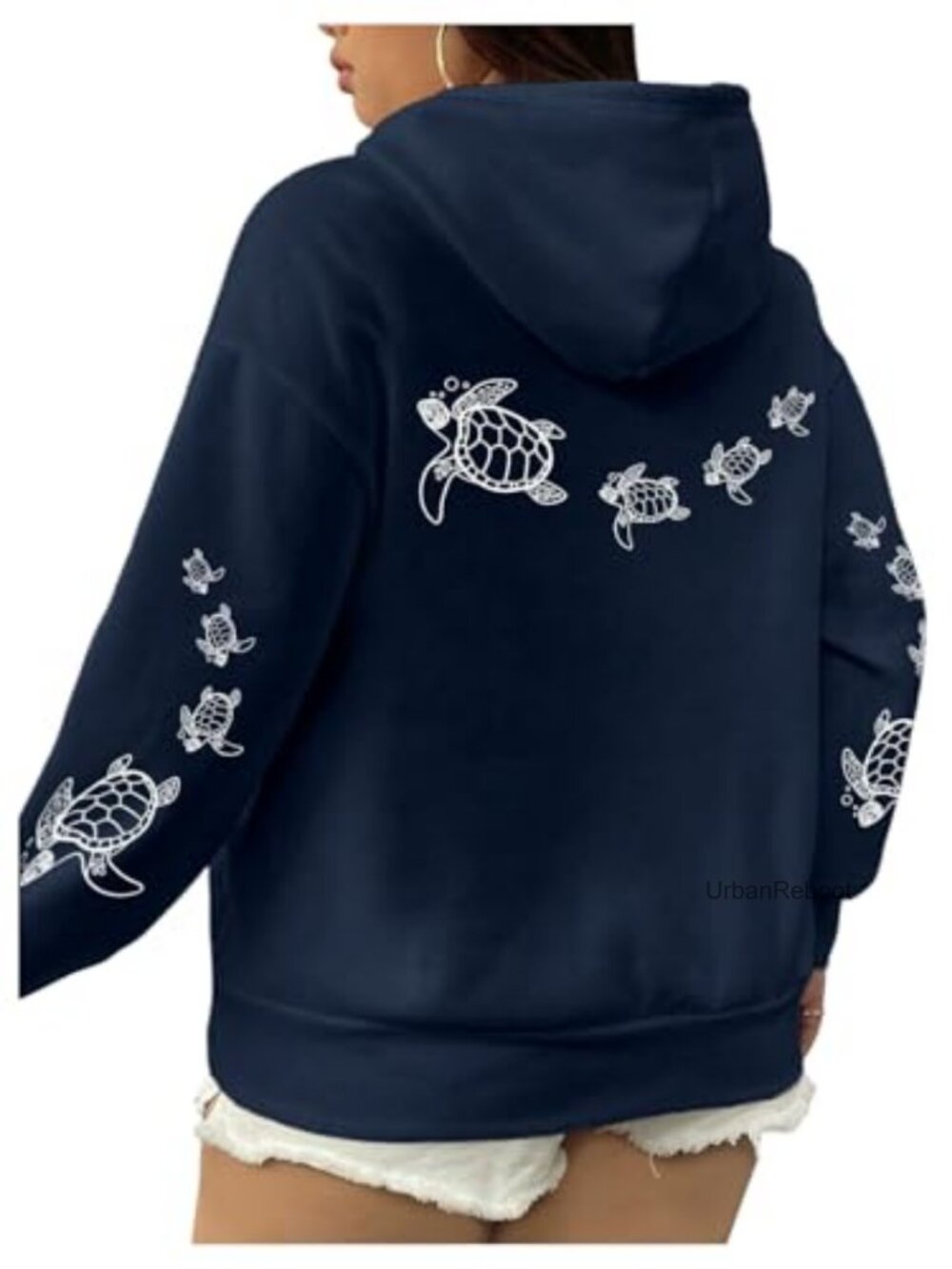 SOLY HUX Women's Plus Size Graphic Hoodie Pullover Sweatshirt with Pocket